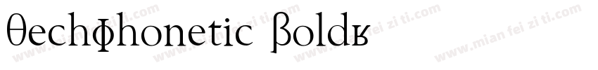 TechPhonetic Bold字体转换